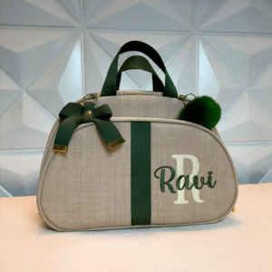 Bolsa Grande Bege Linho