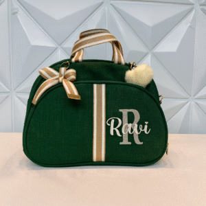 Bolsa Grande Verde Linho